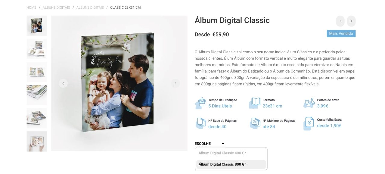 Passos para criar um Álbum Digital 1